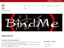 Tablet Screenshot of bindme.nl